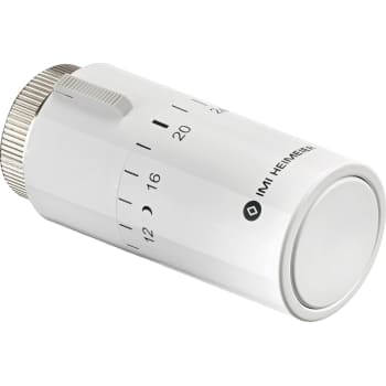 Halo (hvid) design termostat 6-28°C. Fast føler. M30.
