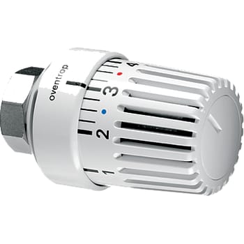 Oventrop Uni LH termostat 7-28 °C, hvid, M30x1.5