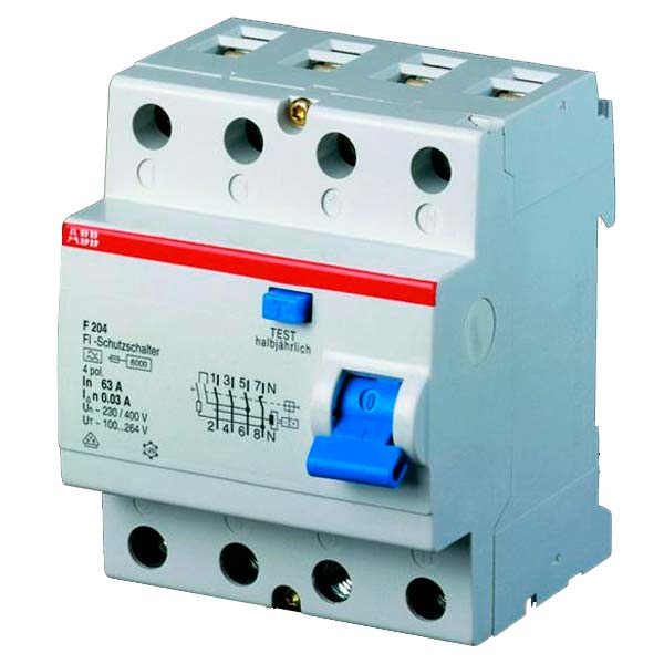 Fejlstrømsafbryder HPFI 40A 4 polet 30mA