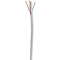Telefonledning 4x2x0,5 mm² Grå - per. meter
