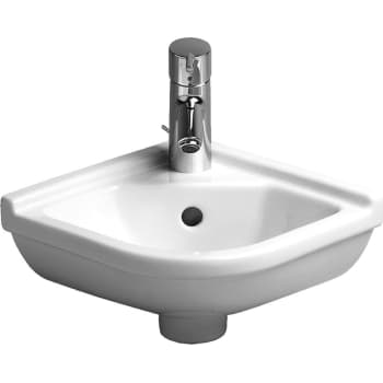 Starck 3 vask 44 cm hjørnemodel