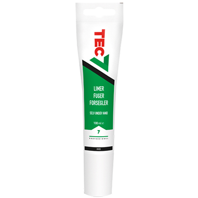 Tec7 hvid fugemasse, lim, forsegler - Tube 100ml