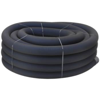 Uponor 126/113 mm PE-drænrør med 2,3 x 7 mm slids og filt, 50 m