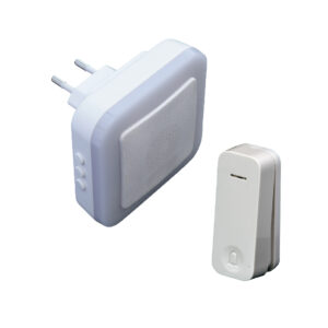 TREND PREMIUM BLUU1 trådløs dørklokke – hvid – plugin