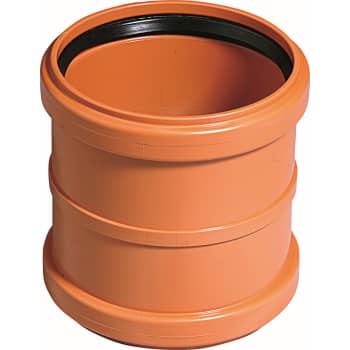 Ostendorf 110 mm PVC-kloakskydemuffe