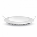 6W LED Indbygningspanel - 3000K - Rund