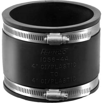 Fernco 98-115 mm kobling 110 mm til støbejern DN100, i jord