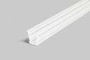 DIOFLEX Hvid alu profil DEEP10 C/UX 1m 23,4x19mm