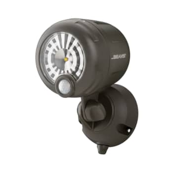 Mr. Beams XT LED sensorlampe på batteri, mørkebrun