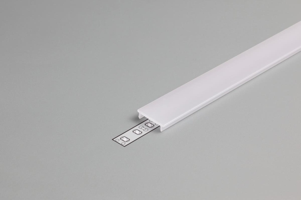 DIOFLEX Afdækning F opal f/alu profil 2m