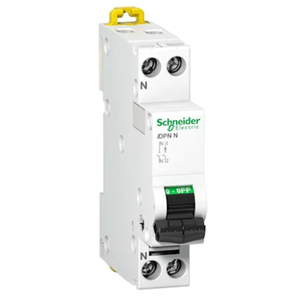 Schneider automatsikring 13A 1P+N C 1M 6/10kA