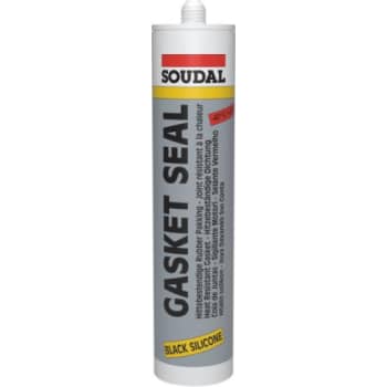 SILIKONE FUGEMASSE SORT GASKETSEAL 310ML