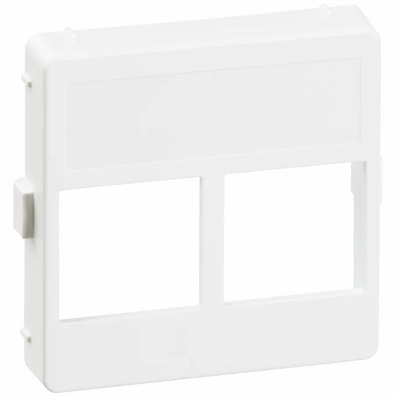 LK Fuga dataudtag til 2xActassi RJ45 1m - hvid