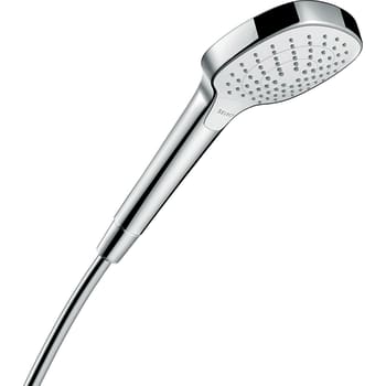 Hansgrohe Croma Select E Vario håndbruser, 3jet, krom/hvid