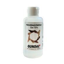 Håndsprit / Hånddesinfektion gel - 90 ml.