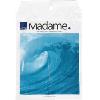 Madameposer, hvid, med hul til holder, 5 l, 100 stk