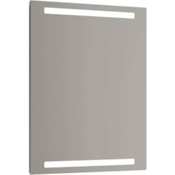 Dansani Mido Spejl 70x60 cm med integreret LED lys i top / bund