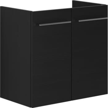Dansani møbel 60x57,6x35 cm m/låger i sort struktur - uden vask