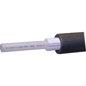 Uponor Combi Pipe RIR isoleret i rulle white/grey 20x2,8 28/23 51x10 50m