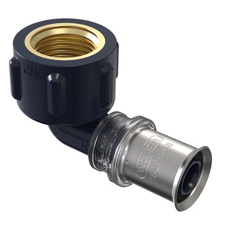 Wavin Tigris K5 overgangsvinkel 20x3/4" med muffe
