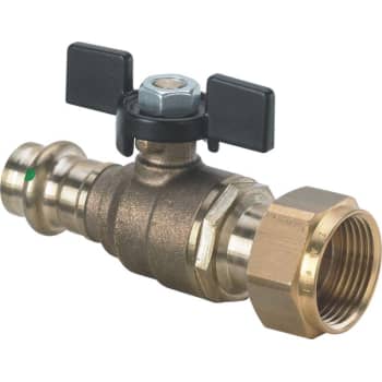 Viega easytop kuglehane 15 x 3/4 rødgods