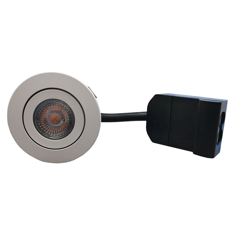 LED spot til udendørs m. 5W pære - Mat hvid