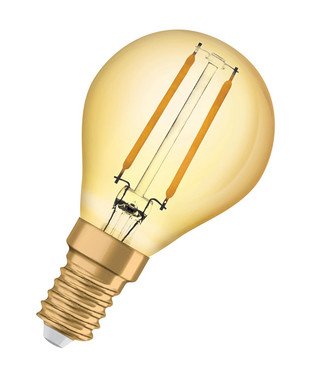 OSRAM Vintage 1906 LED krone 2,5W/825 (22W) E14 guld