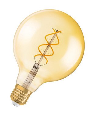 OSRAM Vintage 1906 LED globe spiral 4,5W/820 E27 guld dæmpbar