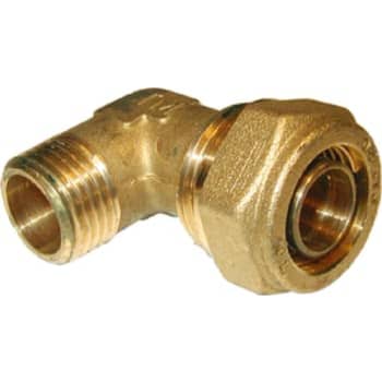 3/4" x 15 mm TA Pex vinkel nippel