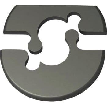 Alu Fit Rosette Ø18 Natur med Cut