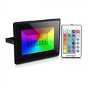 V-Tac 50W LED projektør RGB-Med RF fjernbetjening,udendørs