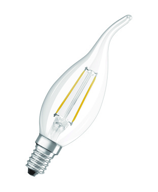 OSRAM PARATHOM kerte vindstød 4W/827 (40W) E14 filament klar (470 lm)