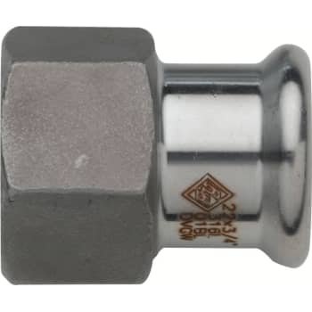 22 x 1/2" TURBO Inox overgangsmuffe