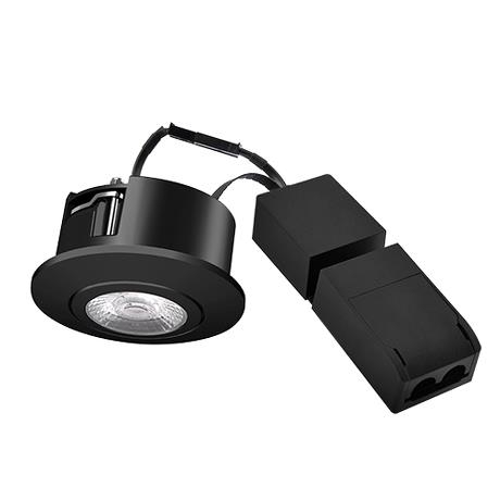 DIOSPOT 40 mat sort rund 6W 927 450lm 38°