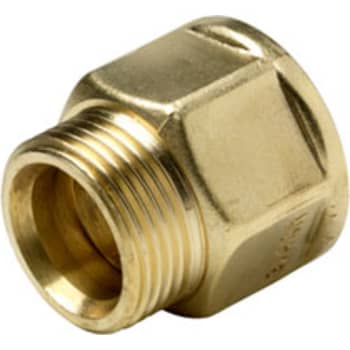 1/2" x 1/2" Overgang nippel/rørgevind-muffe til Alupex Wavin