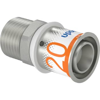 Uponor S-Press kobling m/nippel 20-R1/2"MT