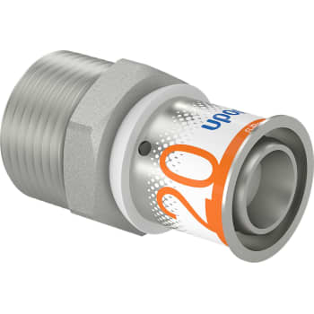 Uponor S-Press kobling m/nippel 20-R3/4"MT