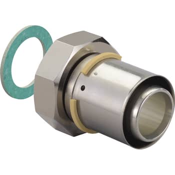 Uponor S-Press kobling m/omløber 40-G1 1/2"SN