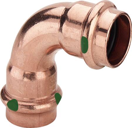 22 mm Bøjning 90° muffe/muffe Profipress
