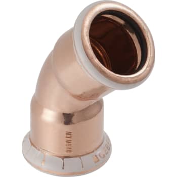 15 mm Bøjning CU 45° muffe/muffe Mapress