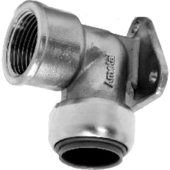 Roth dækvinkel 18 x 1/2" indstikfittings i rustfri stål