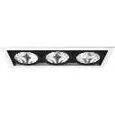 DOWNLIGHT MD-251, LED, 3X10W, HVID/SORT, IP21