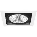 DOWNLIGHT MD-251, LED, 1X10W, HVID/SORT, IP21