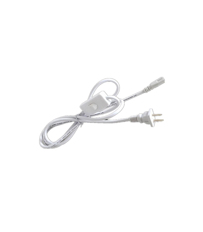 100 cm kabel til almindelig stikkontakt - Med kontakt og stik, passer til V-Tac kompakt armaturer