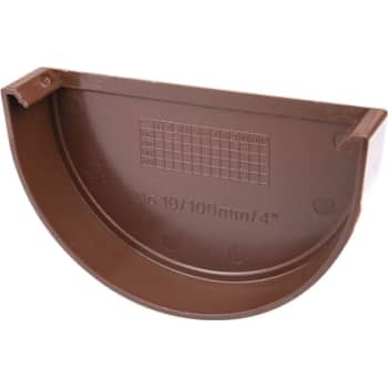 Plastmo endebund, 10" brun
