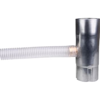 75 mm Vandudtag m/flex Zink Plastmo