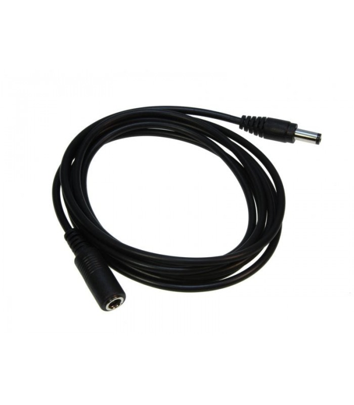 DC Forlængerkabel - 100 cm, 5V-48V, sort