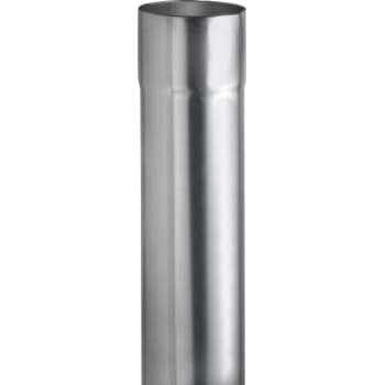 VMZINC nedløbsrør, ZINK NATUR - 76 x 0,7 x 3000 mm