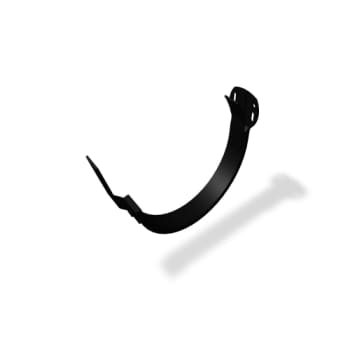 PREFA Konsoljern Halvrund 280 Sort P.10 Ral 9005