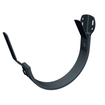 PREFA Konsoljern Halvrund 280 Antracit P.10 Ral 9005